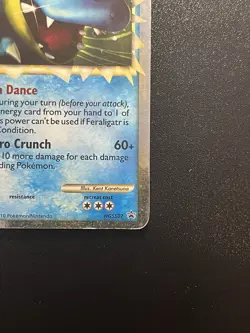Pokemon TCG Feraligatr Prime Ultra Holo Rare Card Black Star Promo HGSS07 - Image 3