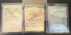 Pokemon Factory Misprint - Factory CRIMPED -Error Cards - Lot Of 3 Cards!! - Image 1