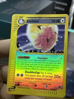 Clefable 41/165 Expedition 2002 Reverse Rare Holo e-Series Pokemon Card TCG - Image 4