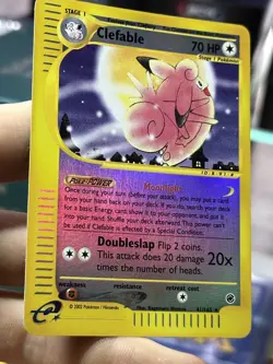 Clefable 41/165 Expedition 2002 Reverse Rare Holo e-Series Pokemon Card TCG - Image 5