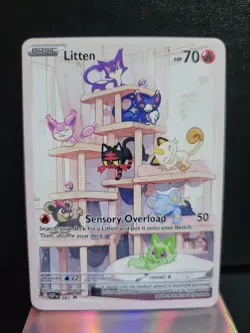 CUSTOM TCG FAN ART CARD LITTEN - Image 1