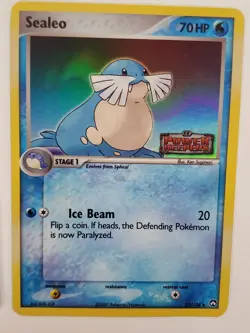 Sableye Shelgon Sealeo Power Keepers Stamped Holo Lot of 3 Pokemon Cards - Image 4