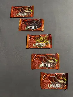 Magic the Gathering: Unstable Booster Packs x5 for $30 630509520466 - Image 1