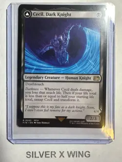 Cecil, Dark Knight Cecil, Redeemed Paladin x1, MTG, Final Fantasy, FIN, NM - Image 1