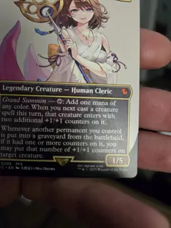 Yuna, Grand Summoner 208 Borderless FINAL FANTASY Magic the Gathering - Image 3