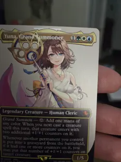 Yuna, Grand Summoner 208 Borderless FINAL FANTASY Magic the Gathering - Image 4