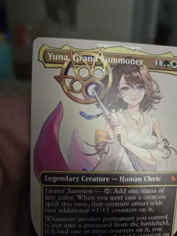Yuna, Grand Summoner 208 Borderless FINAL FANTASY Magic the Gathering - Image 5