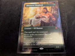 MTG Magic the Gathering FOIL Allosaurus Shepherd Borderless 2X2! - Image 1