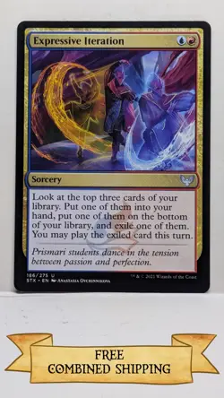 4x Expressive Iteration Strixhaven: School of Mages Regular - Image 2