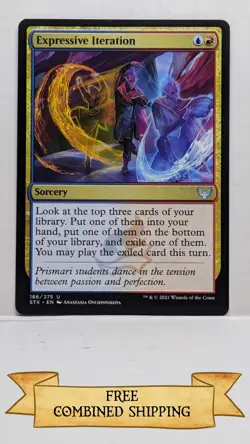 4x Expressive Iteration Strixhaven: School of Mages Regular - Image 3