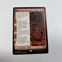 Fable of the Mirror-Breaker NM Kamigawa: Neon Dynasty MTG Regular Kiki-Jiki - Image 1