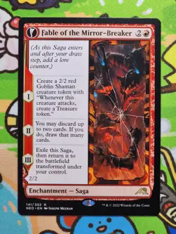 Fable of the Mirror-Breaker Kamigawa: Neon Dynasty Regular Magic MTG NEO - Image 1