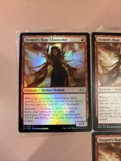 3x Dragon's Rage Channeler Modern Horizons 2 one Foil two non foil MTG - Image 1