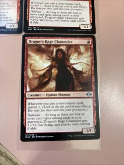 3x Dragon's Rage Channeler Modern Horizons 2 one Foil two non foil MTG - Image 3