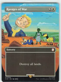 Ravages of War (Borderless) - Universes Beyond: Fallout - NM - Image 1