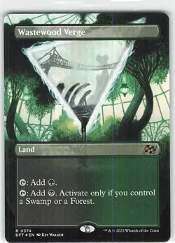 Wastewood Verge (Borderless) Foil - Aetherdrift - NM - Image 1
