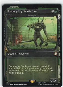 Scrounging Deathclaw Tarmogoyf (Showcase) Foil - Universes Beyond: Fallout - NM - Image 1