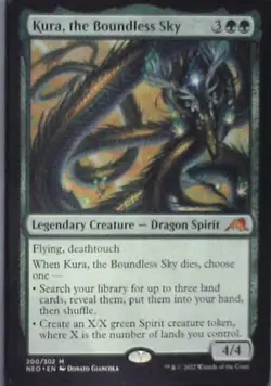 Kura, the Boundless Sky - Kamigawa: Neon Dynasty: #200, MTG Nm C252 - Image 1