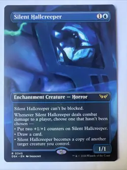 Magic the Gathering - Duskmourn - Silent Hallcreeper - BORDERLESS - NM - Image 1