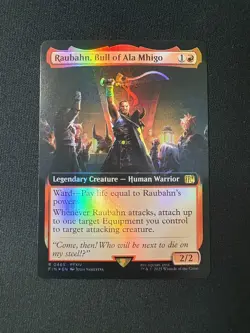 2025 MTG Final Fantasy Raubahn, Bull Of Ala Mhigo Extended Art Foil #465 - Image 1