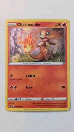 Charmander SWSH092 - Sword & Shield Black Star Promo Pokemon Card TCG (NM) - Image 1