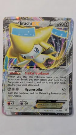 Jirachi EX Ultra Rare Plasma Blast 60/101 NM Pokemon TCG - Image 1