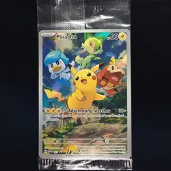 Pikachu 027 Sv: Scarlet & Violet Etb Black Star Promo Card Pokemon Sealed NM - Image 1