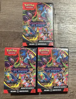 Pokemon Mega Evolution Phantasmal Flames Booster Bundle Lot Of 3- Sealed - Image 1