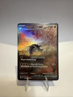 Pokemon TCG Scarlet & Violet Great Tusk EX 246/198 Special Illustration Rare - Image 1