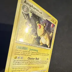 Pokemon Ampharos POP Series 7 1/17 Rare Holo 130HP 70 Lightning 2008 Card - Image 3