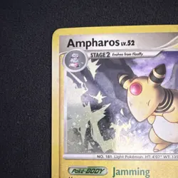 Pokemon Ampharos POP Series 7 1/17 Rare Holo 130HP 70 Lightning 2008 Card - Image 5