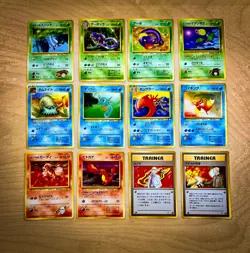 Pokemon TCG Vintage Japanese Lot 19 Gym/Fossil + Neo Azumarill RARE Holo 2/111 - Image 1