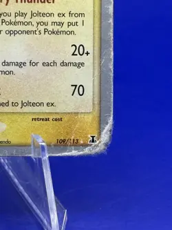 Pokemon TCG Jolteon ex 109/113 Delta Species 2007 World Championships Rare - DMG - Image 3