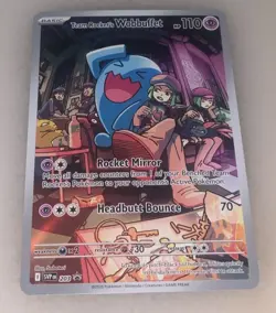 Pokemon TCG - Team Rocket's Wobbuffet #203 - Scarlet & Violet Black Star Promo - Image 1