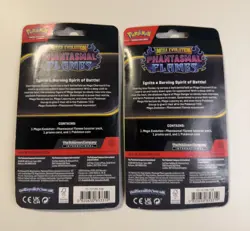 Pokemon TCG ME02 Phantasmal Flames CHECKLANE BLISTER Sealed packs (single pack) - Image 2