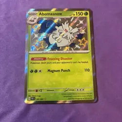 Pokemon TCG: Abomasnow 101/091 - Paldean Fates - Baby Shiny Rare - NM - Image 2