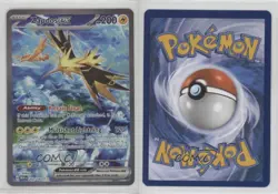 Zapdos ex Special Illustration Rare Pokemon Scarlet & Violet 151 MEW #202 - Image 3