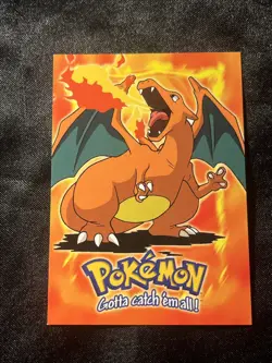 Topps 1999 Pokemon Charizard #E6 of 12 Blue Logo Non-Holo TCG Rare Vintage MT - Image 1