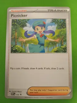 Pokemon TCG Scarlett & Violet Picnicker SVP 114 Twilight Masquerade NM - Image 1