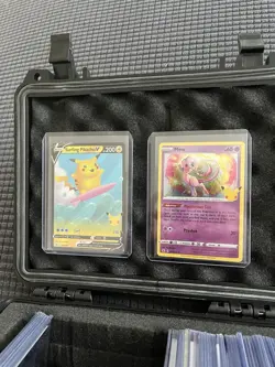 Pokemon Celebrations LOT surfing Pikachu v And Mew 011/025 - Image 1