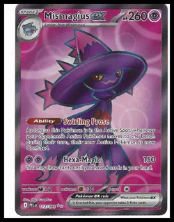 Pokemon - ME02: Phantasmal Flames #112/094 Mismagius ex FREE SHIPPING (US Only) - Image 1