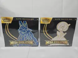 Pokemon Mega Evolution Elite Trainer Box ETB Set of 2 Factory Sealed - Image 1