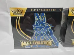 Pokemon Mega Evolution Elite Trainer Box ETB Set of 2 Factory Sealed - Image 5