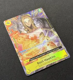 One Piece Basil Hawkins OP10-109 Parallel PRB02 English Holo Foil Alt Art NM - Image 3