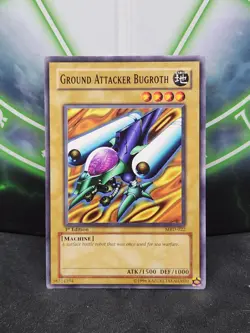Yugioh Ground Attacker Bugroth MRD-022 Common 1st Edition LP - Image 1