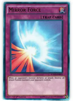 Mirror Force - YGLD-ENB33 - Ultra Rare - 1st Edition - Lightly Played - Image 1