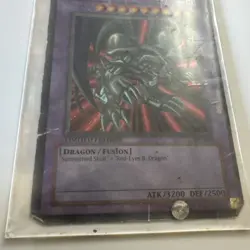 Yu-Gi-Oh! 1996 TCG B.Skull Dragon Limited Edition Very Heavily Played Few Bends - Image 5