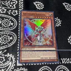 Yugioh! Archlord Kristya - DESO-EN050 - Super Rare - 1st Edition - Nm - Image 1