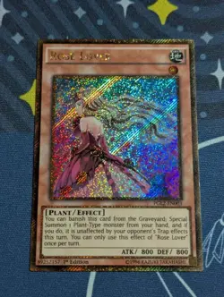 Rose Lover - PGL2-EN003 - Gold Secret Rare (NM) Yugioh - Image 1