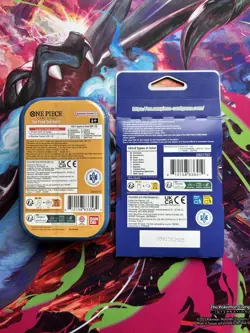 One Piece TCG Card Game - Mini Tin Vol.2 English 2 Packs And Azure Seas Booster - Image 2